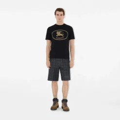 Knight Stamp Cotton T-shirt