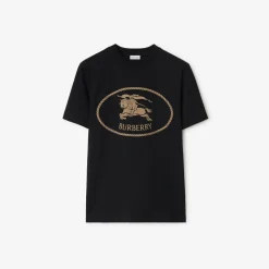 Knight Stamp Cotton T-shirt