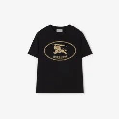 Knight Stamp Cotton T-shirt