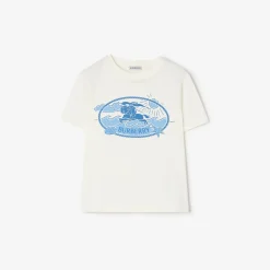 Knight Stamp Cotton T-shirt