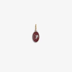Knight Stamp Enamel Charm