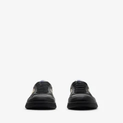 Leather and Check Terrace Sneakers​