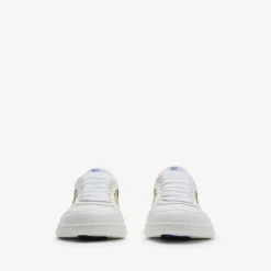 Leather and Check Terrace Sneakers​