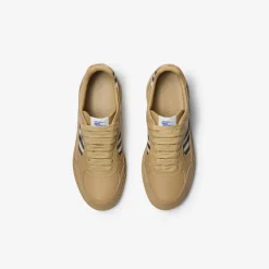 Leather and Check Terrace Sneakers​