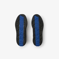 Leather and Check Terrace Sneakers​