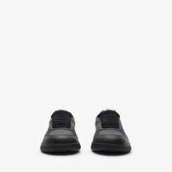 Leather and Check Terrace Sneakers​
