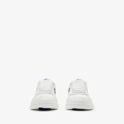 Leather and Check Terrace Sneakers​