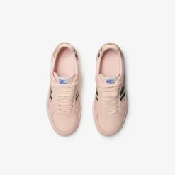 Leather and Check Terrace Sneakers​