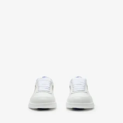Leather and Check Terrace Sneakers​