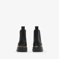 Leather Gravel Chelsea Boots​