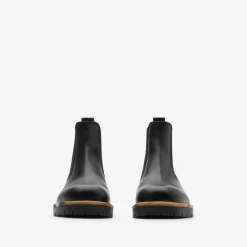 Leather Gravel Chelsea Boots​