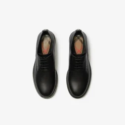 Leather Pembroke Derby Shoes
