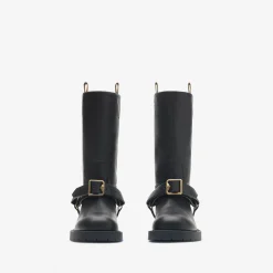 Leather Soft Saddle Low Boots​