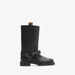 Leather Soft Saddle Low Boots​