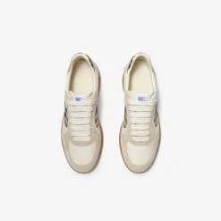Leather, Suede and Check Terrace Sneakers​