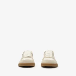 Leather, Suede and Check Terrace Sneakers​