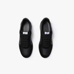 Leather, Suede and Check Terrace Sneakers​