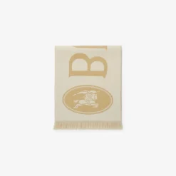 Logo Wool Scarf