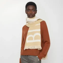 Logo Wool Scarf