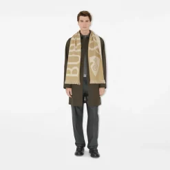 Logo Wool Scarf