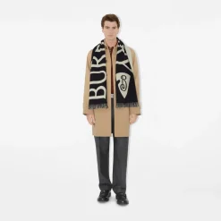 Logo Wool Scarf