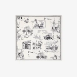 London Landmarks Silk Scarf