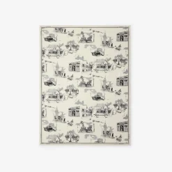 London Landmarks Wool Silk Scarf