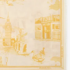 London Landmarks Wool Silk Scarf