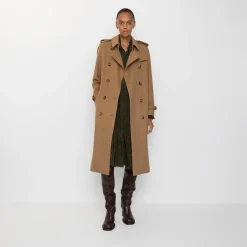 Long Cashmere Kensington Trench Coat