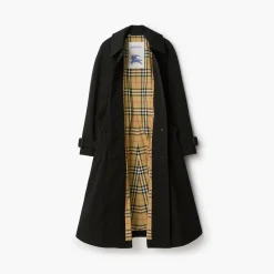 Long Gabardine Ellingham Fit-and-flare Car Coat