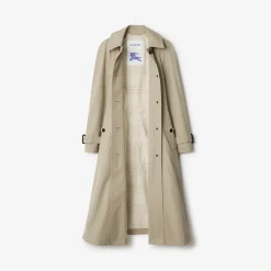 Long Gabardine Ellingham Fit-and-flare Car Coat