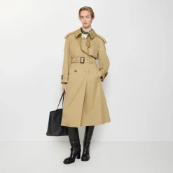 Long Gabardine Fitzrovia Trench Coat