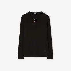 Long-sleeve Cotton top