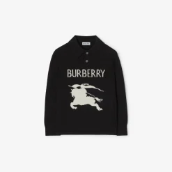 Long-sleeve Knight Cotton Polo Shirt