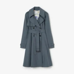 Long Tropical Gabardine Pembury Trench Coat