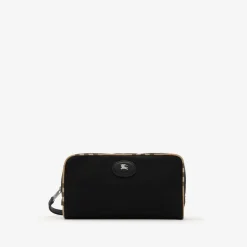 Medium Check Trim Travel Pouch