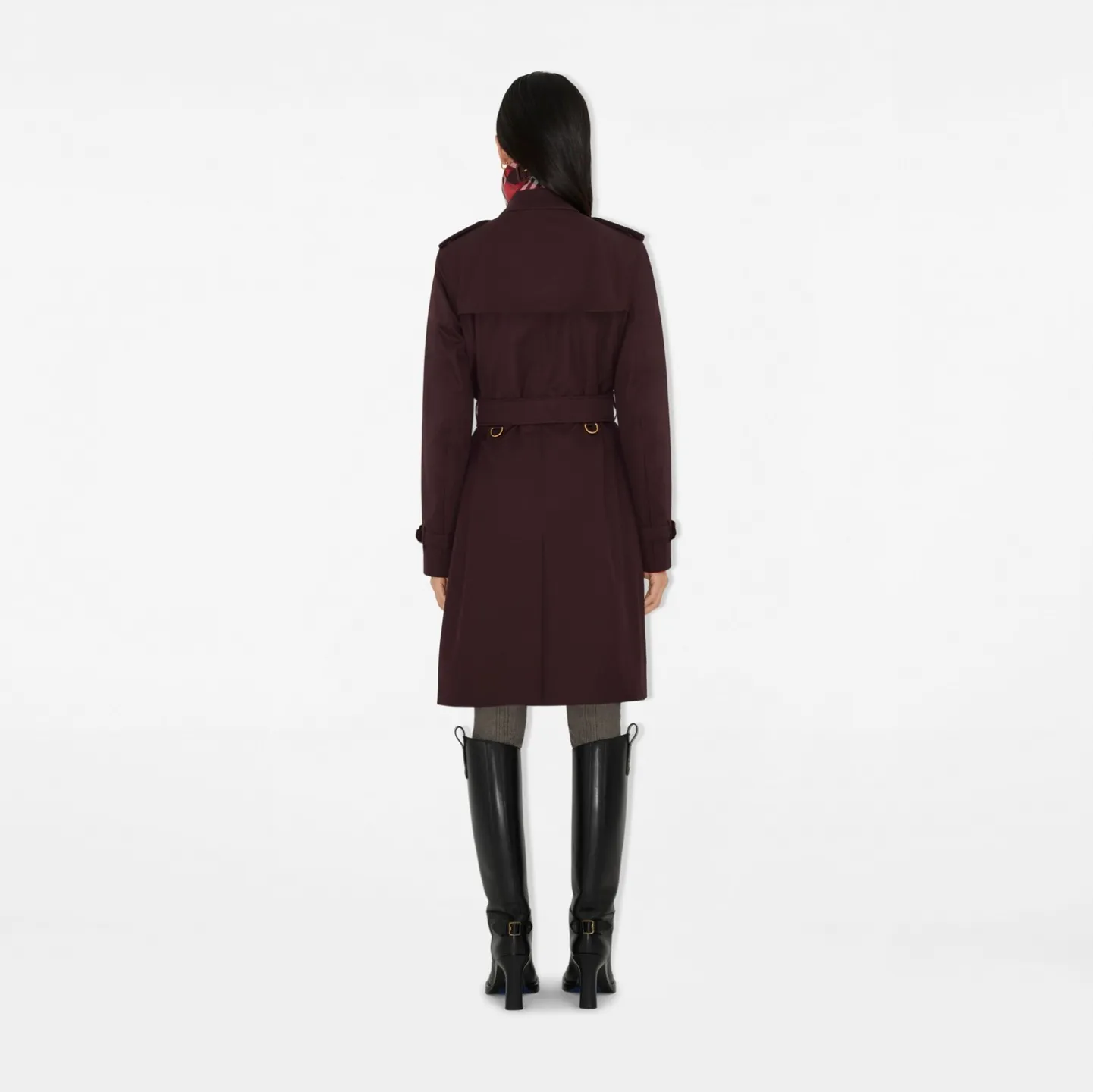 Mid-length Gabardine Kensington Trench Coat