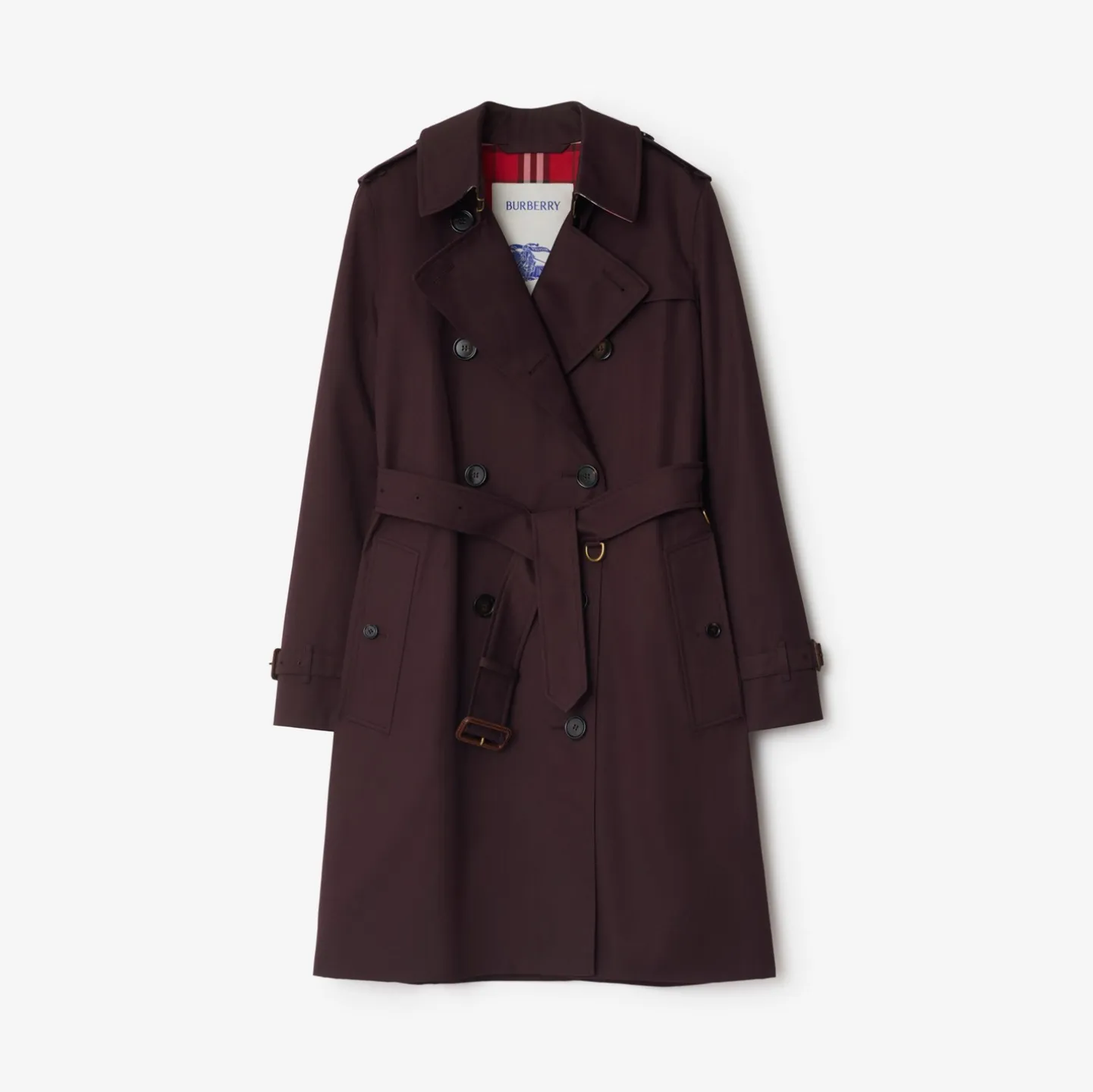 Mid-length Gabardine Kensington Trench Coat