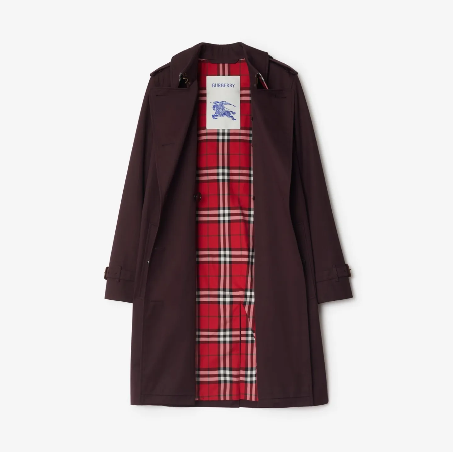 Mid-length Gabardine Kensington Trench Coat