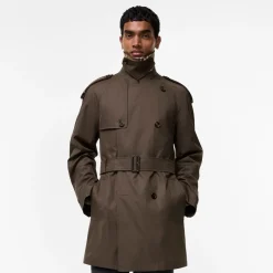Mid-length Gabardine Leadenham Trench Coat