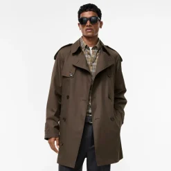 Mid-length Gabardine Leadenham Trench Coat