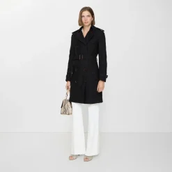 Mid-length Paisley Lace Foxfield Trench Coat