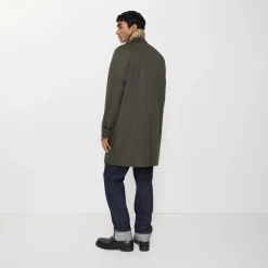 Mid-length Tropical Gabardine Camden Car Coat