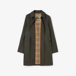 Mid-length Tropical Gabardine Camden Car Coat