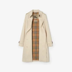 Mid-length Tropical Gabardine Kensington Trench Coat
