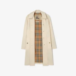 Mid-length Tropical Gabardine Camden Car Coat