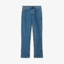 Mid-rise Straight Jeans