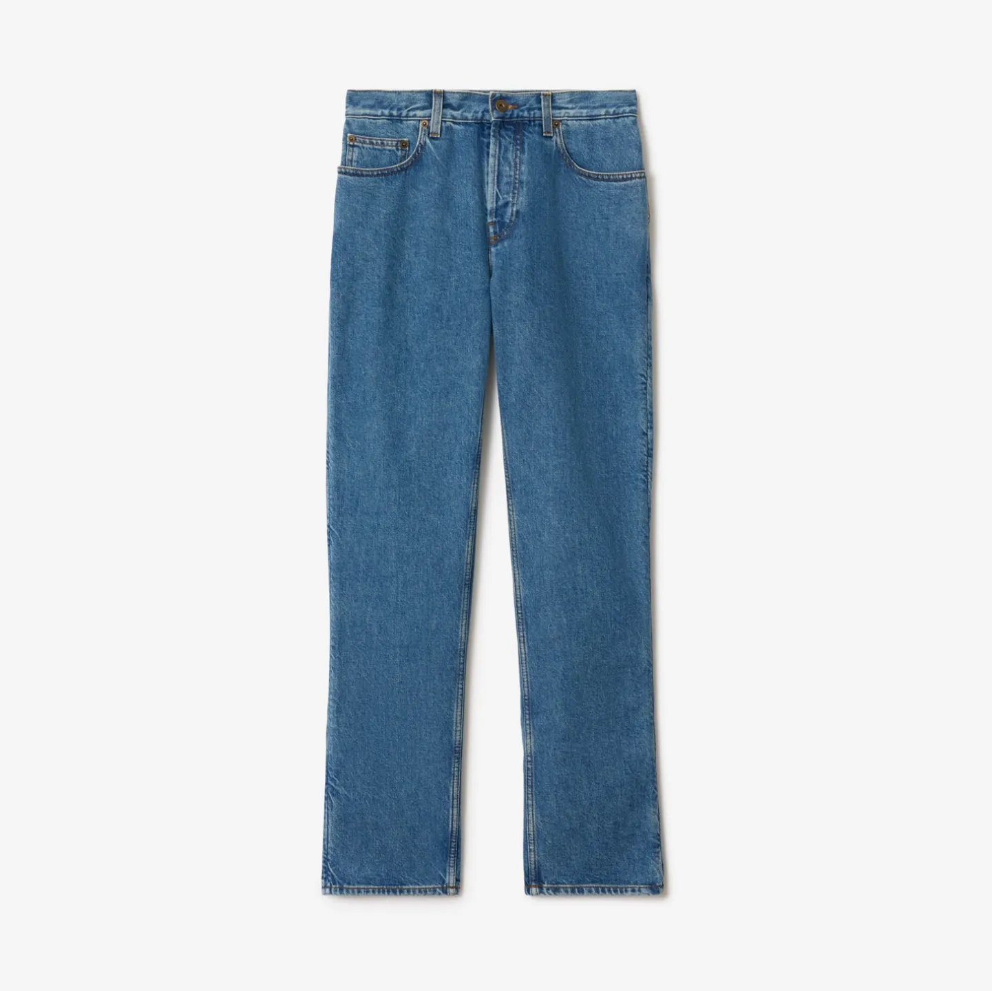Mid-rise Straight Jeans