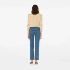 Mid-rise Straight Jeans