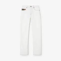 Mid-rise Straight Jeans